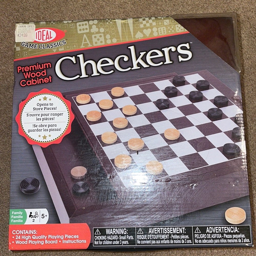 Checkers game NEW